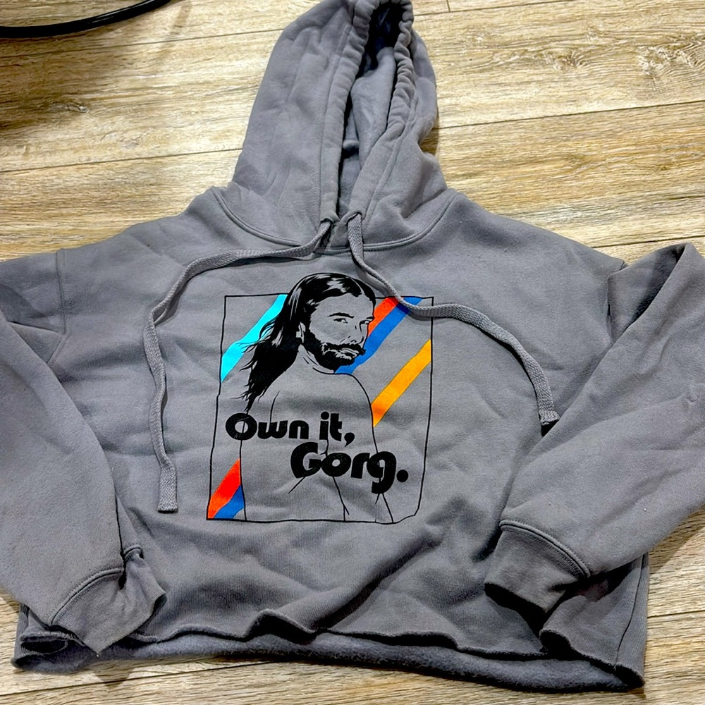 JVN cropped hoodie barely worn